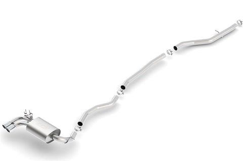Borla 12-15 BMW 328i Sedan 2.0L AT/MT RWD Dual Left Rear Exit Catback Exhaust - 140509