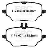 EBC 2020+ Mercedes-Benz GLE350 (SUV)(W167) Yellowstuff Rear Brake Pads - DP42426R