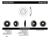 Stoptech 15-16 Ford F-150/Expedition / 15-16 Lincoln Navigator Front Performance Cryo Brake Rotor - 120.65119CRY