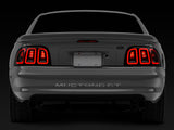 Raxiom 96-98 Ford Mustang Icon LED Tail Lights- Black Housing (Smoked Lens) - 389876