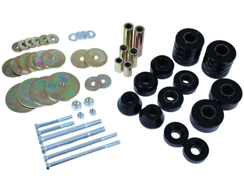 Energy Suspension 69-72 GMC C1500 Pickup Black Body Mount Bushing Set - 3.4163G