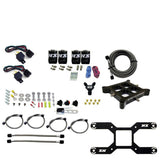 Nitrous Express Dry Quad Stage Billet Crossbar Plate System 100-2000hp (4150 Flange) w/o Bottle - 66442-00