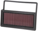 K&N 2008-2013 Fiat Abarth 1.4L Turbo Replacement Drop In Air Filter - 33-3014