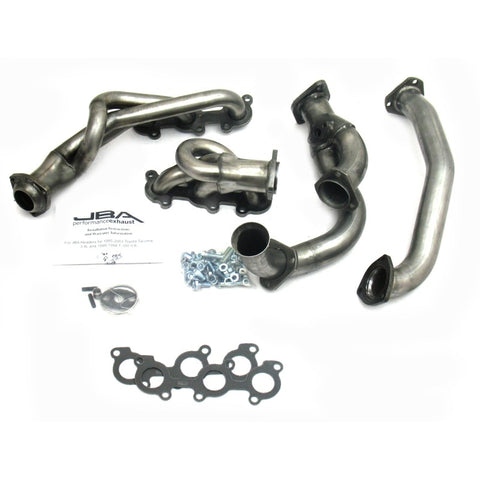 JBA 95-00 Toyota 3.4L V6 w/o EGR 1-1/2in Primary Raw 409SS Cat4Ward Header - 2032S-1