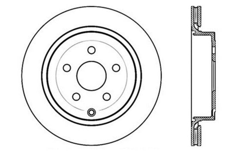 StopTech Slotted & Drilled Sport Brake Rotor - 127.62113L