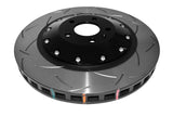 DBA 07-11 Audi S6 Front 5000 Series Slotted Rotor w/Black Hat - 52778BLKS