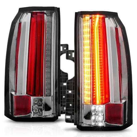 ANZO 2015-2017 GMC Yukon/Yukon XL LED Taillights Chrome - 311277