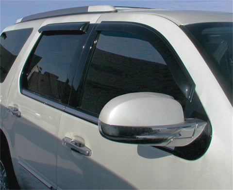 Stampede 2002-2006 Cadillac Escalade Sport Utility Snap-Inz Sidewind Deflector 4pc - Smoke - 41028-2