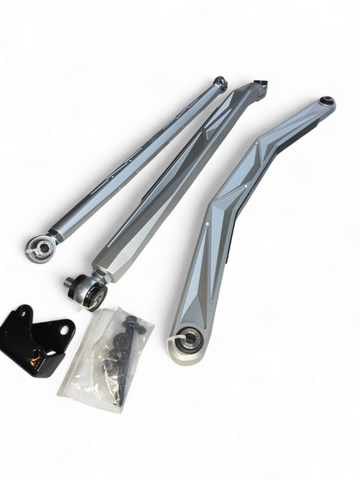 Elektric Offroad 2024+ Can Am Maverick R Volt Billet Radius Rods Anodized Clear - AMFBM0001-C