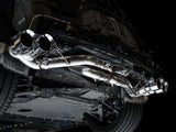 AWE Tuning 2020 Chevrolet Corvette (C8) Track Edition Exhaust - Quad Chrome Silver Tips - 3020-42080