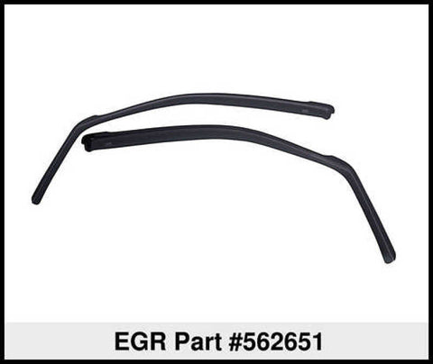 EGR 09+ Dodge Ram Pickup Regular Cab In-Channel Window Visors - Set of 2 (562651) - 562651