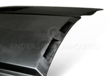 Anderson Composites 15-16 Ford Mustang (Excl. GT350/GT350R) Ram Air Fiberglass Hood - AC-HD15FDMU-AB-GF