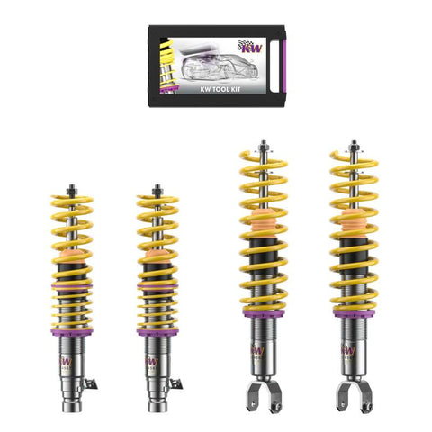 KW Coilover Kit V3 Honda Civic CRX; Coupe Hatchback Sedan w/ rear lower fork mounts - 35250001