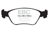 EBC 98-05 Volvo C70 2.3 Turbo T5 (16in Wheels) Ultimax2 Front Brake Pads - UD783