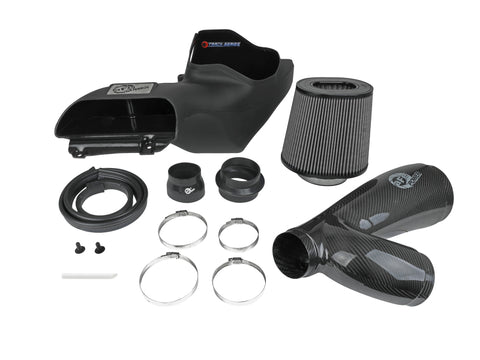 aFe 17-20 Ford F-150/Raptor Track Series Carbon Fiber Cold Air Intake System With Pro DRY S Filters - 57-10010D