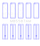 King 92-95 Suzuki Sidekick G15A/G16A/G16B Crankshaft Main Bearings - 5 Pairs in Set - MB5587AM