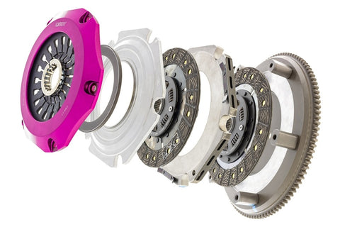 Exedy 08-15 Mitsubishi Evo X 4B11T 2.0L Twin-Organic Clutch Kit - MM062SDF