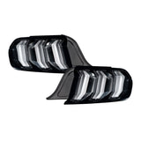 Form Lighting 2015-2023 Ford Mustang LED Tail Lights Smoke (Pair) - FL0007