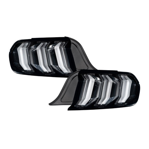 Form Lighting 2015-2023 Ford Mustang LED Tail Lights Smoke (Pair) - FL0007