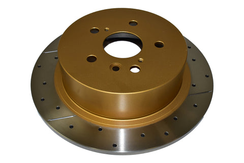 DBA 08-13 Toyota Highlander Rear Drilled & Slotted Street Series Rotor - DBA2735X