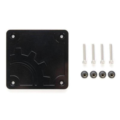 BuiltRight Industries 2020 Jeep Gladiator Bed Plug Plate Cover (Alum) - Black - 110014