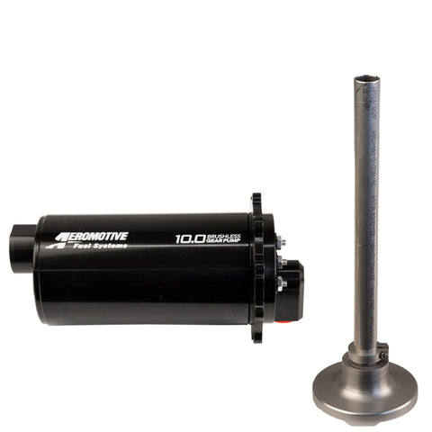 Aeromotive Brushless Spur Gear Fuel Pump w/TVS Controller - Universal - In-Tank - 90 Deg - 10gp - 19324
