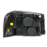 ANZO 2002-2009 GMC Envoy Crystal Headlight  Black Amber - 111429