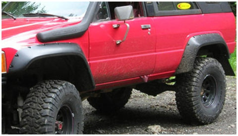 Bushwacker 84-89 Toyota 4Runner Cutout Style Flares 2pc - Black - 31022-11