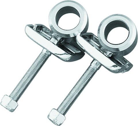 Bikers Choice 79-99 XL 73-E86 FL FX 82-94 FXR 80-83 FLT Chrome Axle Adjusters Replaces H-D 41530-84T - 490006