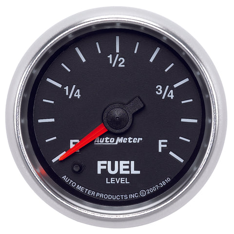 Autometer GS 2 1/16in. 0-280 Ohms Fuel Level Gauge - Stepper Motor - 3810