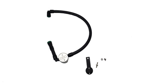 J&L 16-23 Dodge Durango / Jeep Grand Cherokee 3.6L Oil Separator 3.0 Passenger Side - Clear Anod - 3074P-C