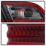 xTune Mercedes Benz W210 E-Class 96-02 LED Tail Lights Red Smoke ALT-CL-MBW210-LED-RSM - 5020659