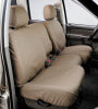 Covercraft 10-14 Chevrolet Avalanche Polycotton SeatSaver Custom Front Row Seat Covers - Taupe - SS2427PCTP