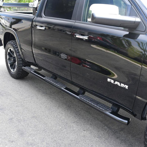 Westin 19-22 RAM 1500 CC 5ft7in. Bed (Excl. Classic) PRO TRAXX 5 W2W Oval Nerf Step Bars - Black - 21-534705