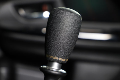GrimmSpeed Shift Knob Stainless Steel - Subaru 5 Speed and 6 Speed Manual Transmission - Black - 380001