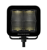 Hella Universal Black Magic 3.2in L.E.D. Cube Kit - Flood Beam - 358176811