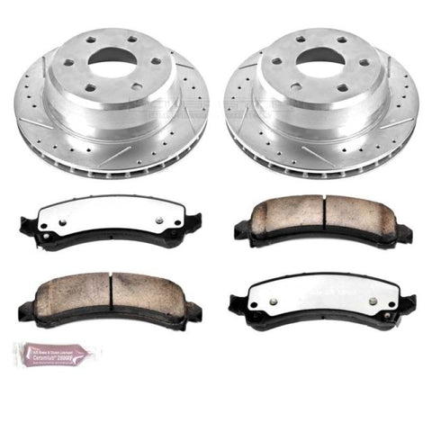 Power Stop 03-06 Cadillac Escalade Rear Z36 Truck & Tow Brake Kit - K2047-36