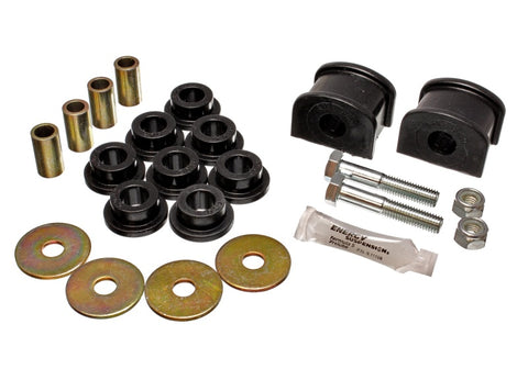 Energy Suspension 95-97 Ford Explorer/Bronco 2WD/4WD 19mm Black Rear Sway Bar Bushing Set - 4.5153G