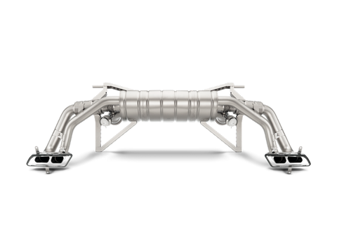 Akrapovic 16-17 Audi R8 5.2 FSI Coupe/Spyder Slip-On Line (Titanium) w/ Carbon Titanium Tips - S-AUR8SO3-T