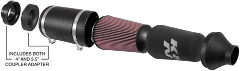 K&N Universal Off-Road Air Intake (Replaces 85-6853) - 54-6853