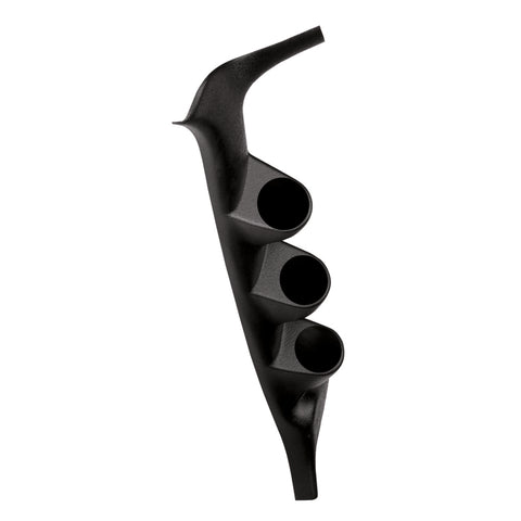 Autometer 92-97 Ford F Series (exc 97 F-150) Triple Pillar - Black - 17303