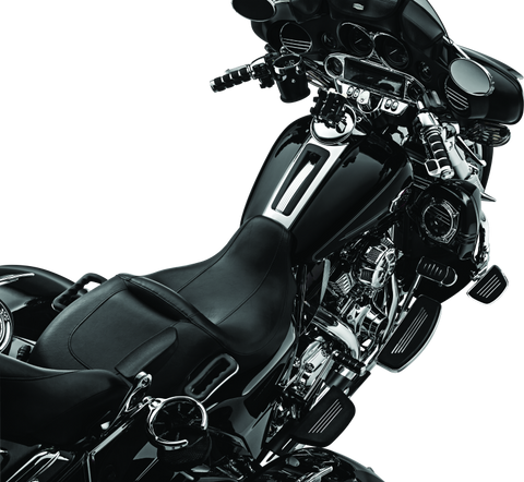 Kuryakyn Premium Passenger Board Inserts 86-Up Touring Models Black - 7554