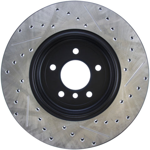 StopTech Slotted & Drilled Sport Brake Rotor - 127.34072R