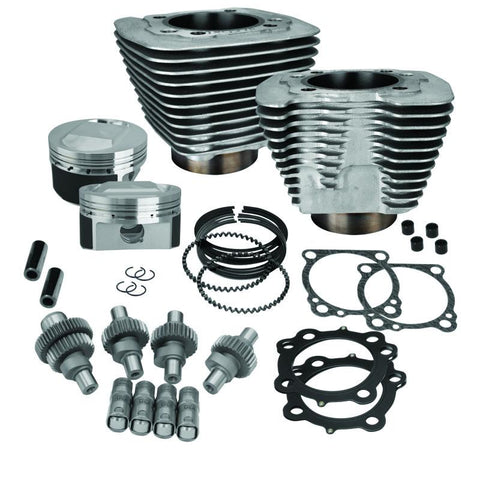 S&S Cycle 00-21 Sportster Models 1200cc to 1250cc Hooligan Kit - Silver - 910-0702