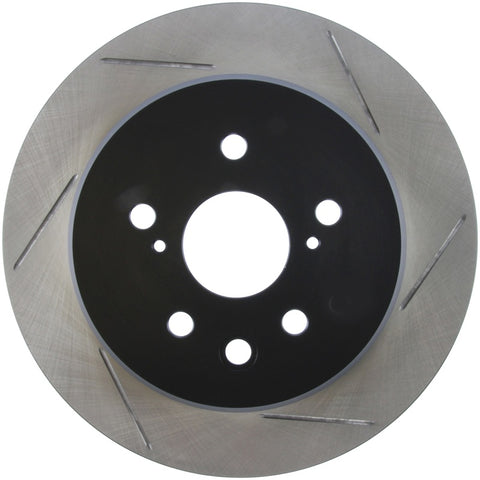 StopTech 13-14 Lexus GS300/350/400/430 Slotted Sport Rear Left Brake Rotor - 126.44189SL