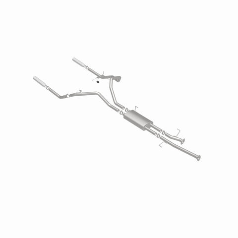 MagnaFlow 14 Toyota Tundra V8 4.6L/5.7L Stainless Cat Back Exhaust Dual Split Rear Exit - 15305