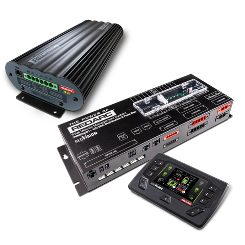 REDARC Total Vehicle Management System - Prime w/Manager30 System & RedVision Display - TVMSKIT05-NA