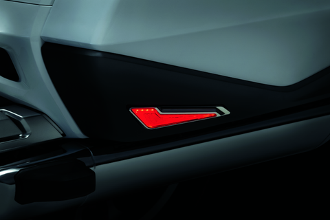 Kuryakyn Omni L.E.D. Side Saddlebag Inserts 18-20 GL1800 Chrome - 3254