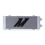 Mishimoto Universal Medium Bar and Plate Dual Pass Silver Oil Cooler - MMOC-DP-MSL