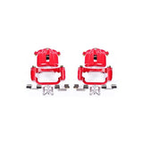 Power Stop 04-05 Cadillac DeVille Rear Red Calipers w/Brackets - Pair - S4854